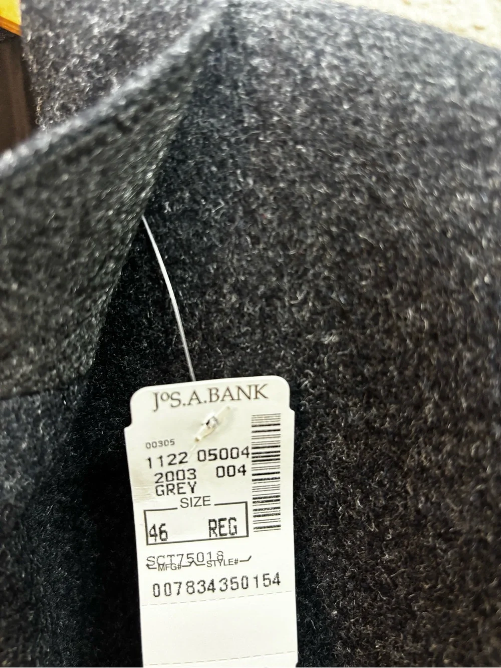 Jos. A. Bank charcoal gray